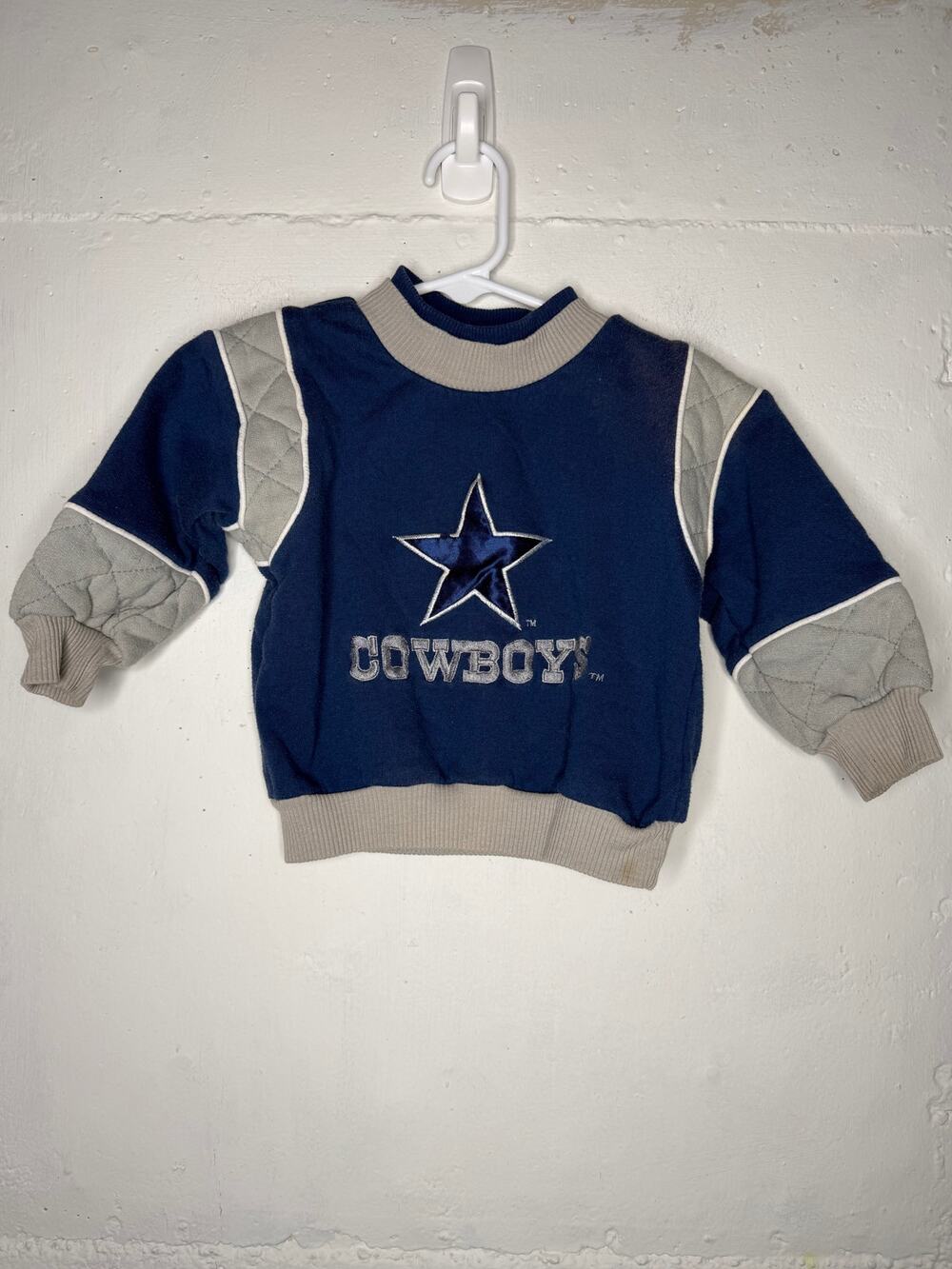 Vintage 90s Touchdown Club Dallas Cowboys 18mo Sweatshirt NFL Football
